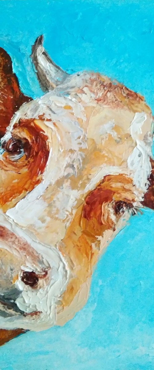 Young cow by Yulia Berseneva