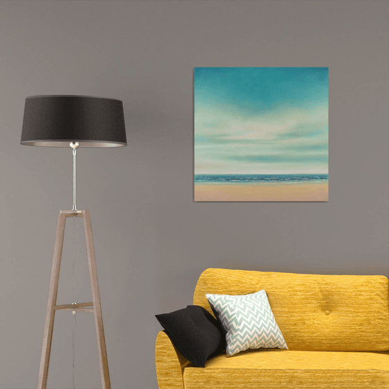 Gentle Waves - Blue Sky Seascape