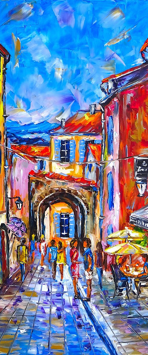 The Alleys of Saint-Tropez by Mirek Kuzniar
