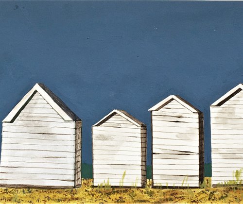 Beach Huts #4 by Laurence Wheeler