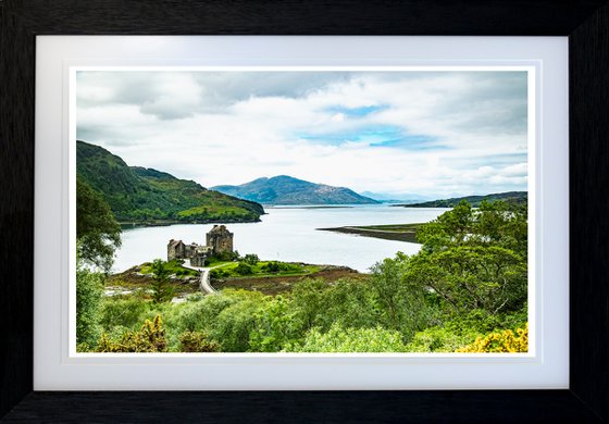 Eilean Donan Castle Elevated - Kyle of Lochalsh Western Scottish Highlands