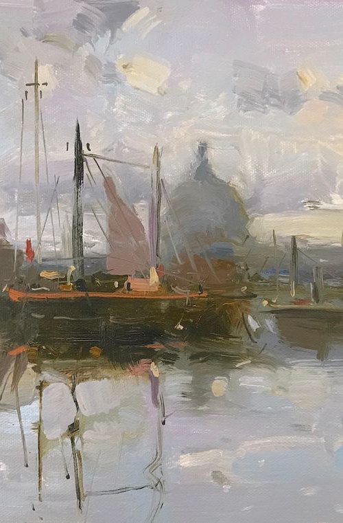Venice, Original oil painting, Handmade artwork, One of a kind by Vahe Yeremyan