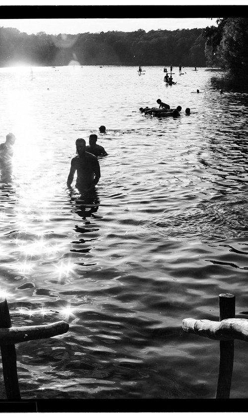 Evening dip by Louise O'Gorman