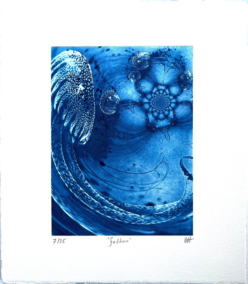 Surrealistic Animal Etchings & Engravings By Michelle Hinshelwood, 10 X 11", Fathom, Original Artwork