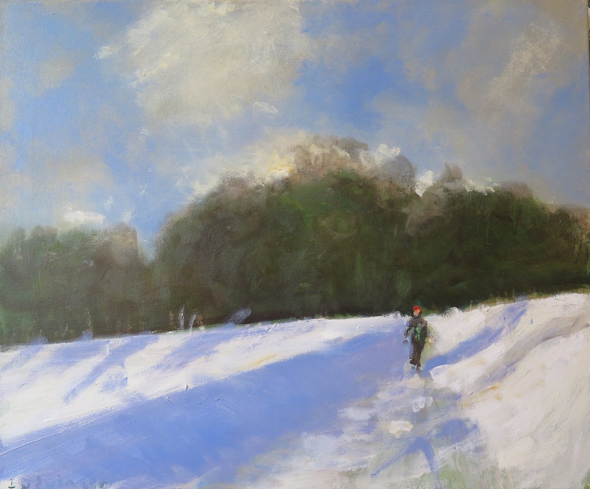 Snow Near York by Malcolm Ludvigsen