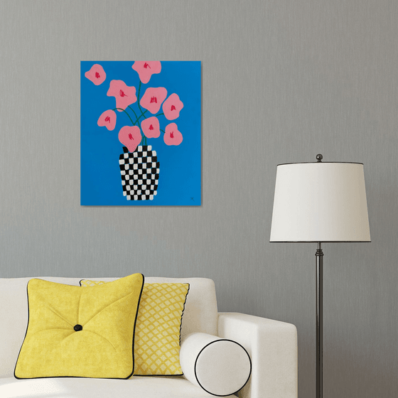 Minimalist Pink Flower