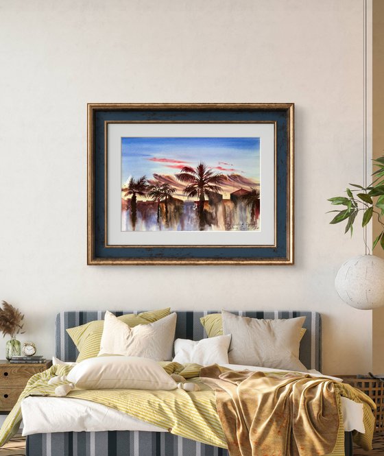 Warm Evening in Sicily Port