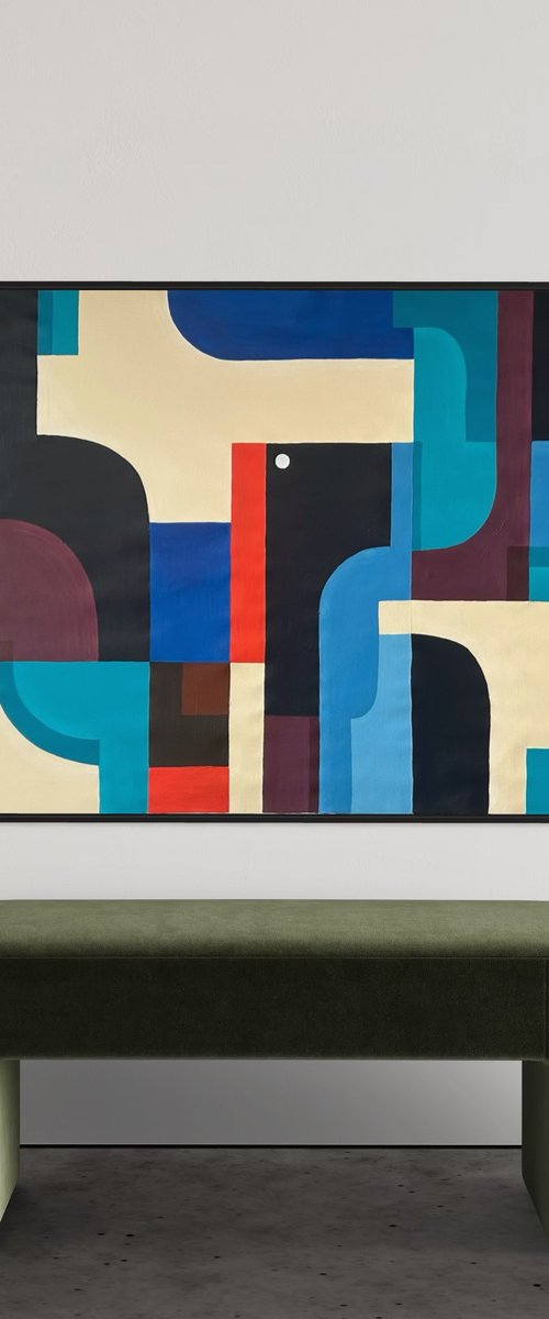 Geometric Landscape by Samantha Malone