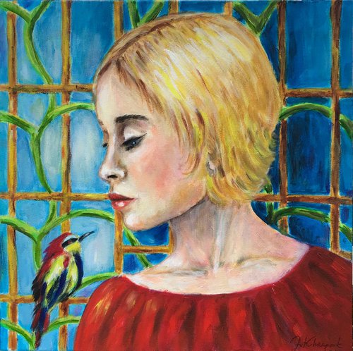 "Woman and Bird" by Natalia Khrapak