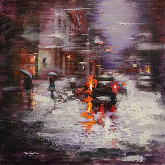 Winter Evening in Soho