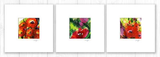 Encaustic Floral Collection 1