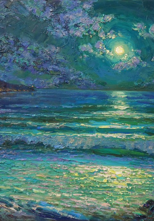 Mysterious Moonlight by Alisa Onipchenko-Cherniakovska