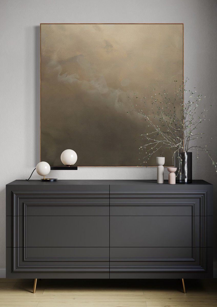 Serene By Gabriela Azar Schreiner, 35 X 35, Artwork For Sale On Artfinder