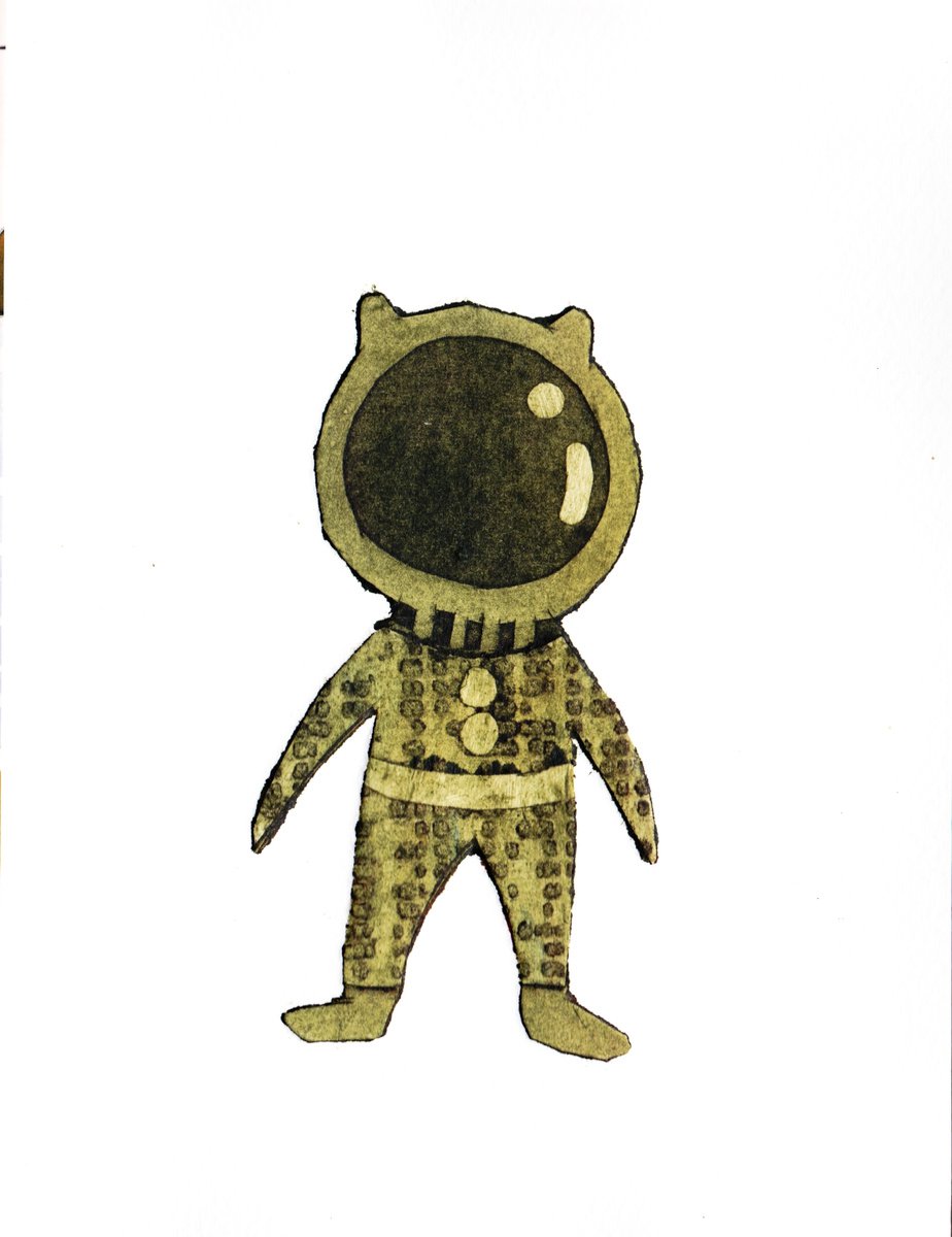 Astronaut - Green by Penelope O
