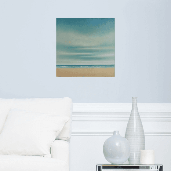 Beach Day - Blue Sky Seascape