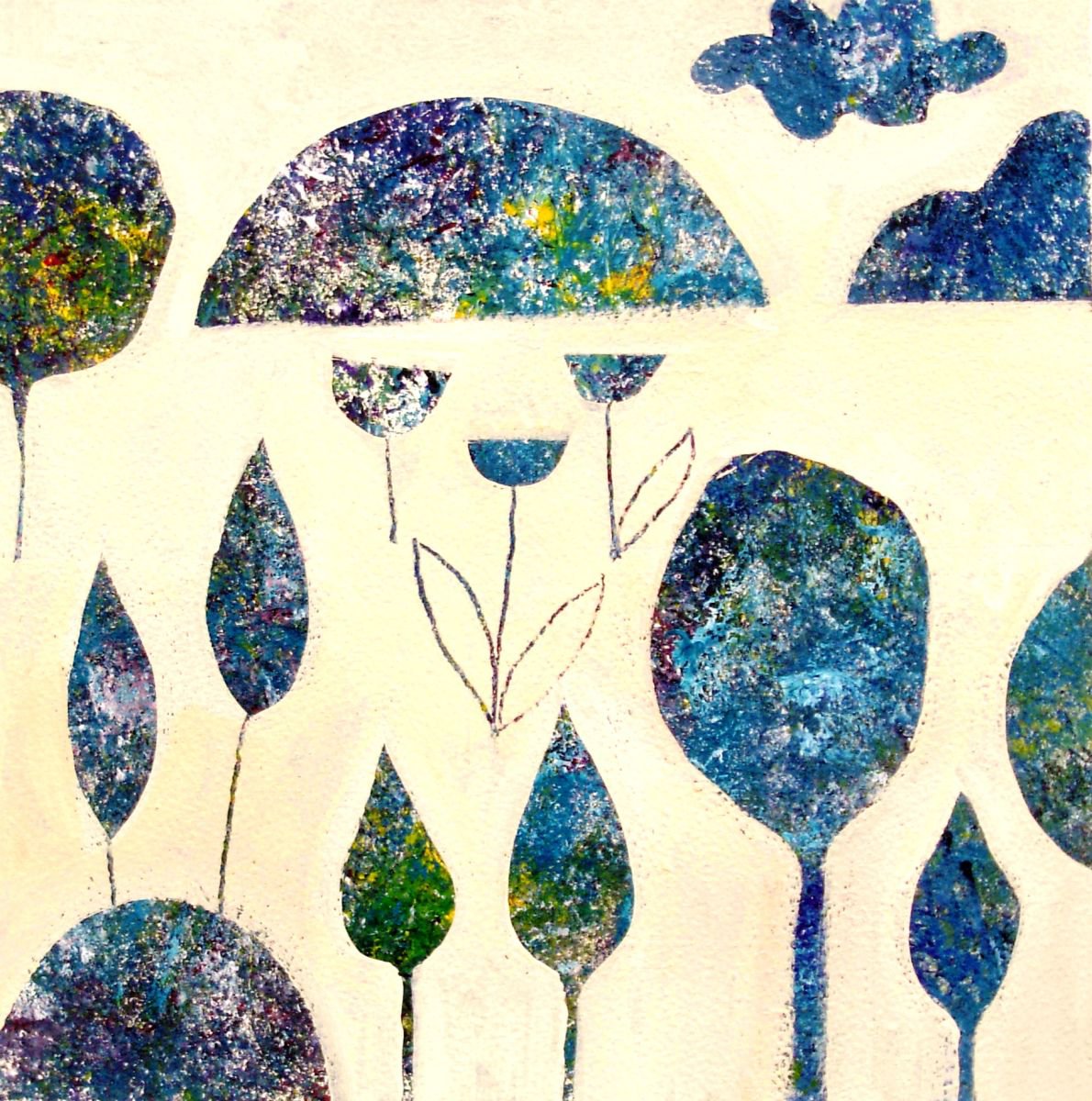 Blue Garden by Jan Rippingham