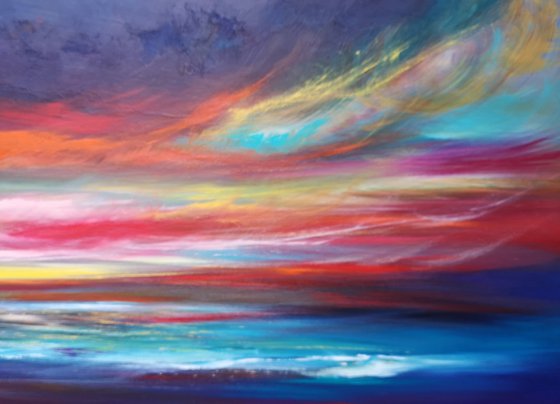 Sea & Sky 3 - seascape, emotional, panoramic