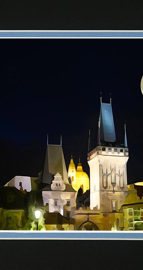 Moon over Prague by Robin Clarke