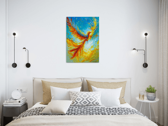 Phoenix. A Moment of Rebirth