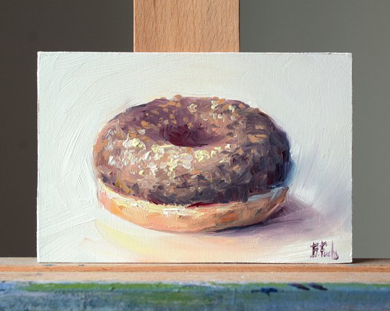 Choco donut art miniature