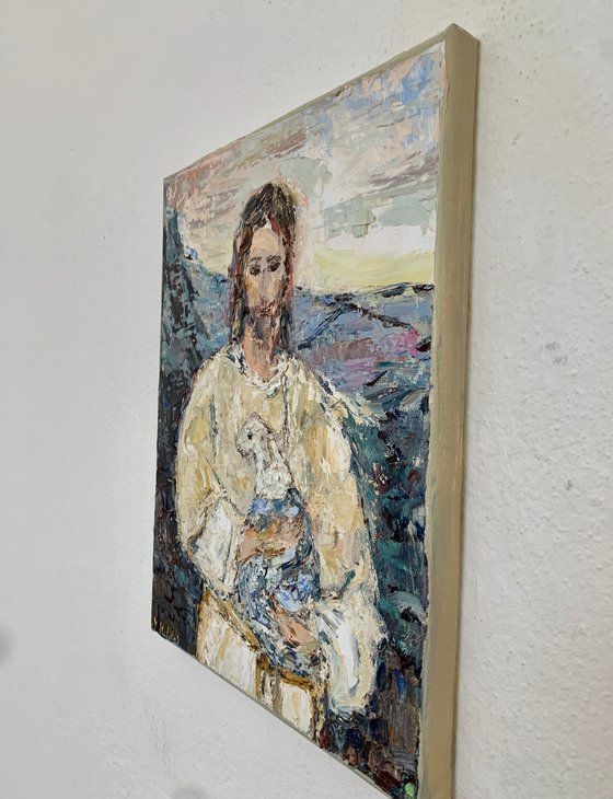 Jesus and the lamb
