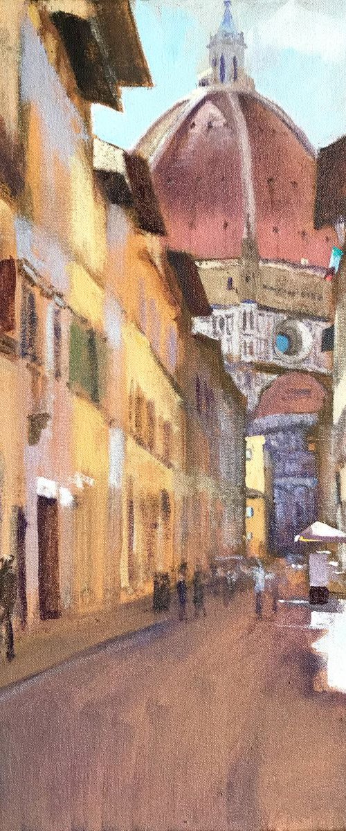 The Duomo From the Street by John Welsh