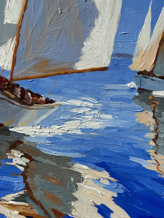 Blue, Reflets, Lumière