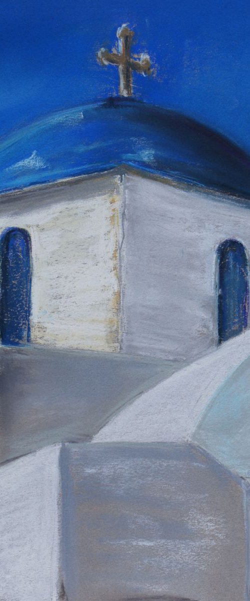 Santorini. Church. by Gennadi Belousov