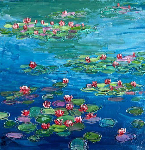 MINI Monet’s water lilies by Amita Dand