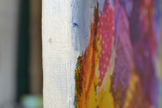 Pliny Said II - small collage on canvas