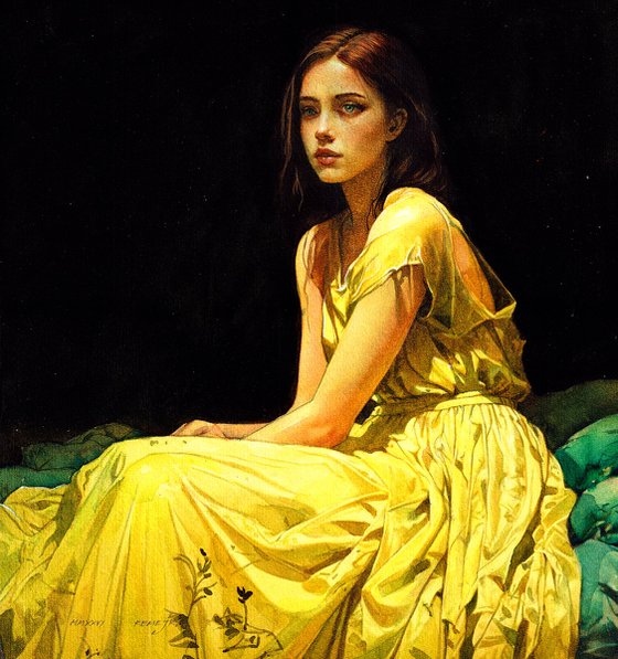 Girl in a Yellow Dress