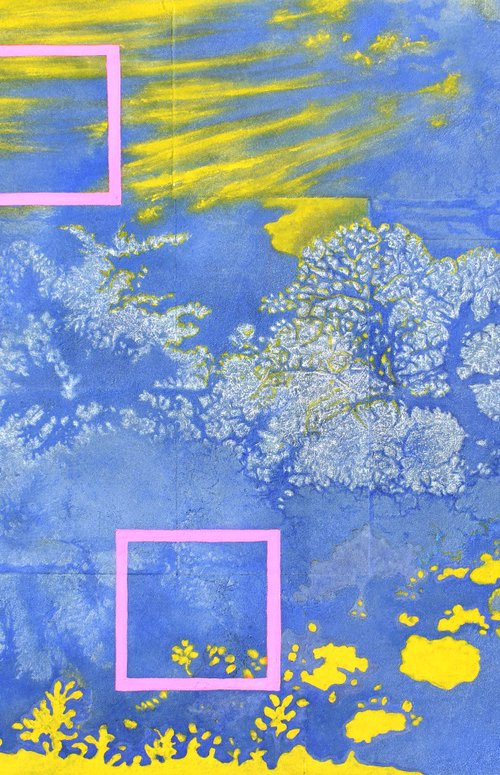 Landscape blue jeans by Milena Nicosia