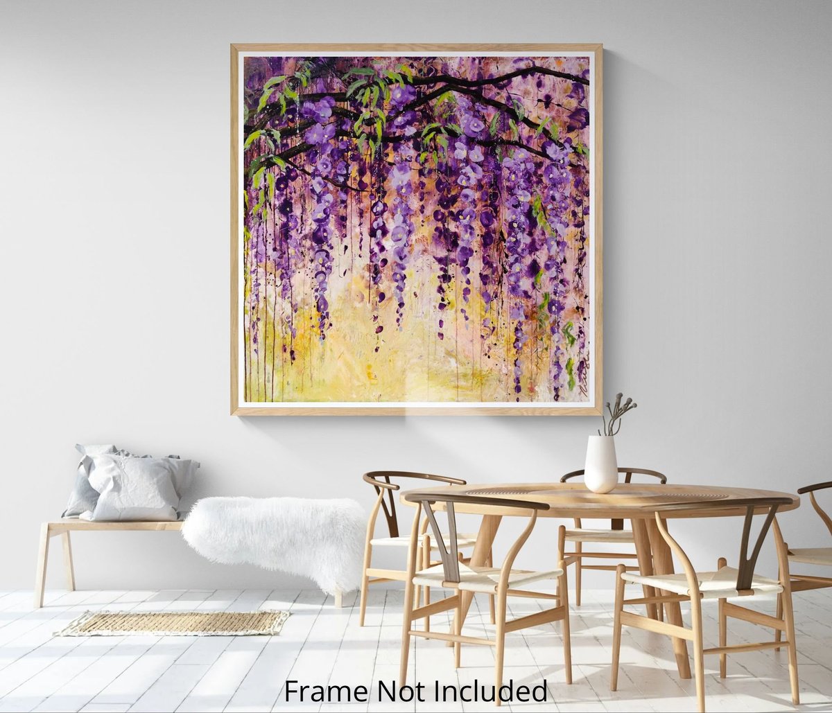 Falling In To Gold By Angie Wright, 47 X 47, Artwork For Sale On Artfinder