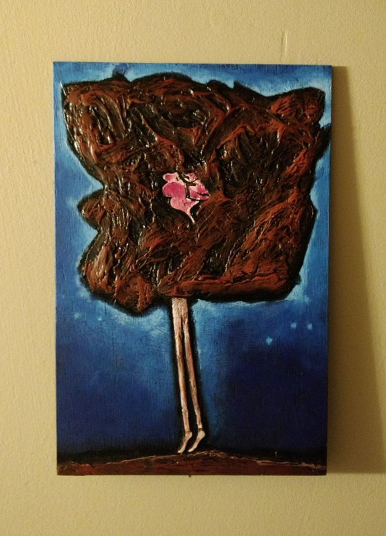 Tiptoes. Original painting