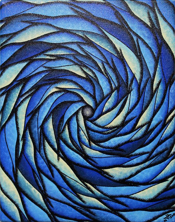 Blueish spiral