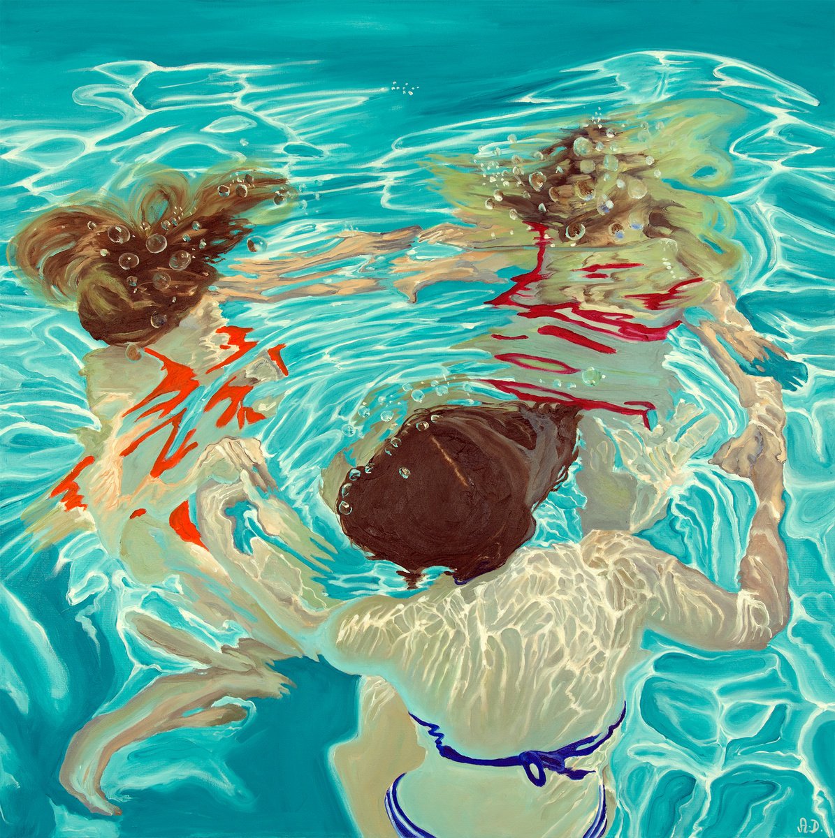 The Three Graces (submerged) by Amy Devlin