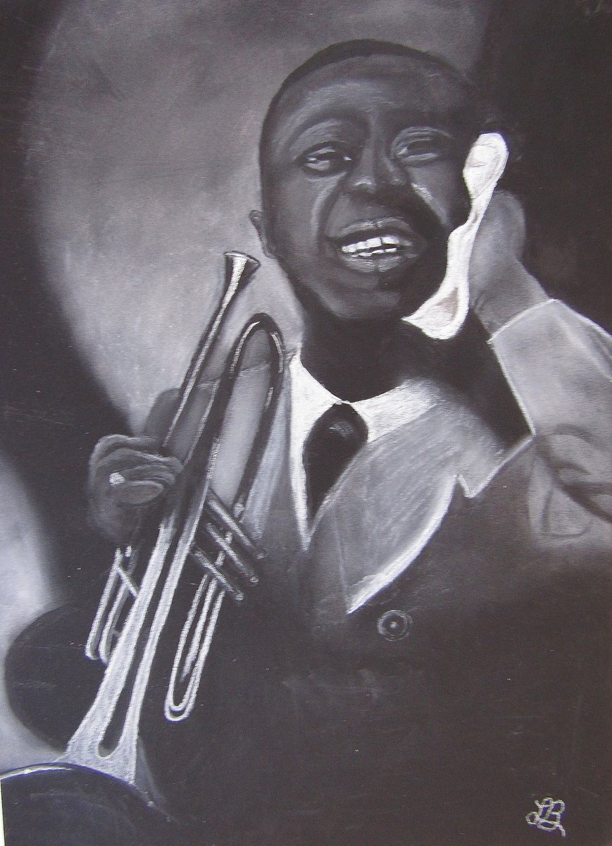 Louis Armstrong by Linda Burnett