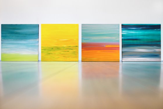 Summer Concerto - 80x80 cm, Inspired by Vivaldi's Four Seasons