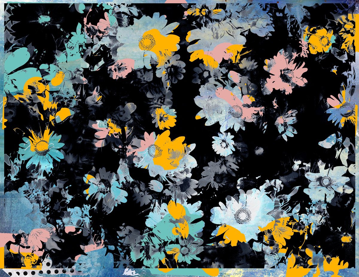 Botanical Painting By Teis Albers, 47 X 35", All Those Things, Original Artwork