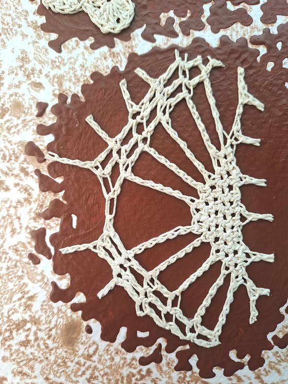 Set of 2 «Caramel Butterflies»