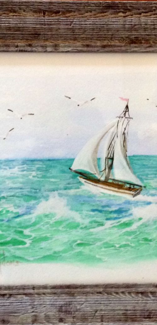 Windy Day on the Cape by William F. Adams
