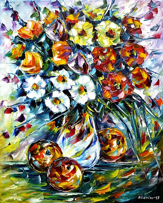 Flowers And Apples