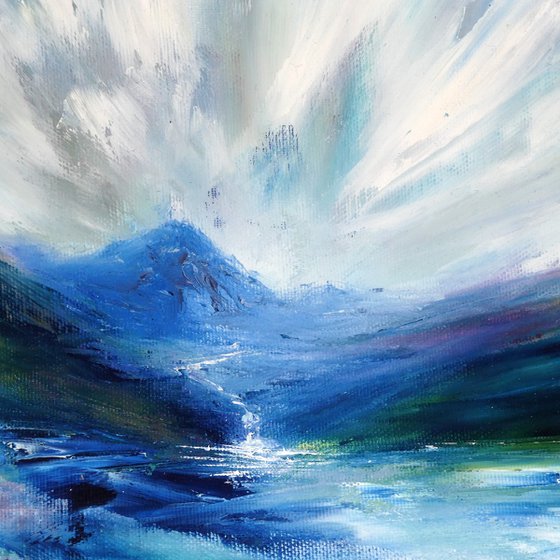 Icy Blue waterfall
