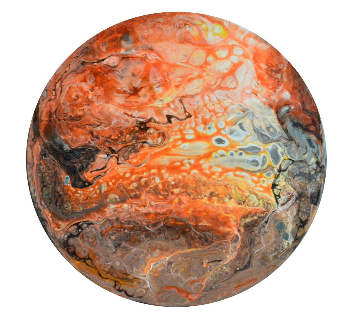 Orange planet by Viktorija Rutskaja