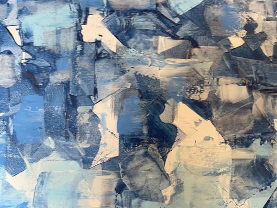 Abstraction in Blue and White