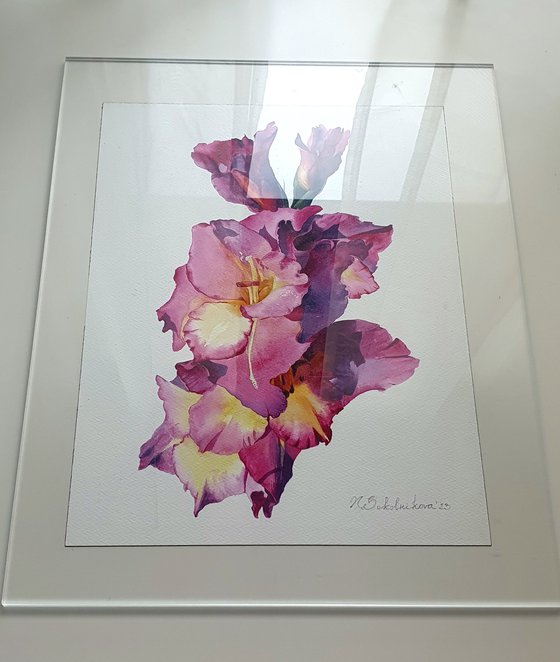 Watercolor floral tender soul