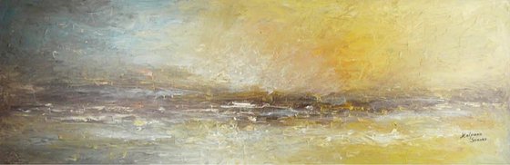 Resplendent Shore  (Large, Panoramic, 120x40cm)