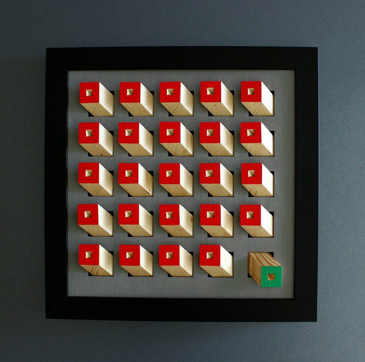Geometric Relief , Think Different By Nikolay Martinov, 19 X 19, Artwork For Sale On Artfinder