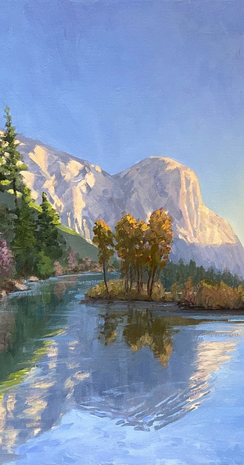 Yosemite Valley View In Fall by Tatyana Fogarty