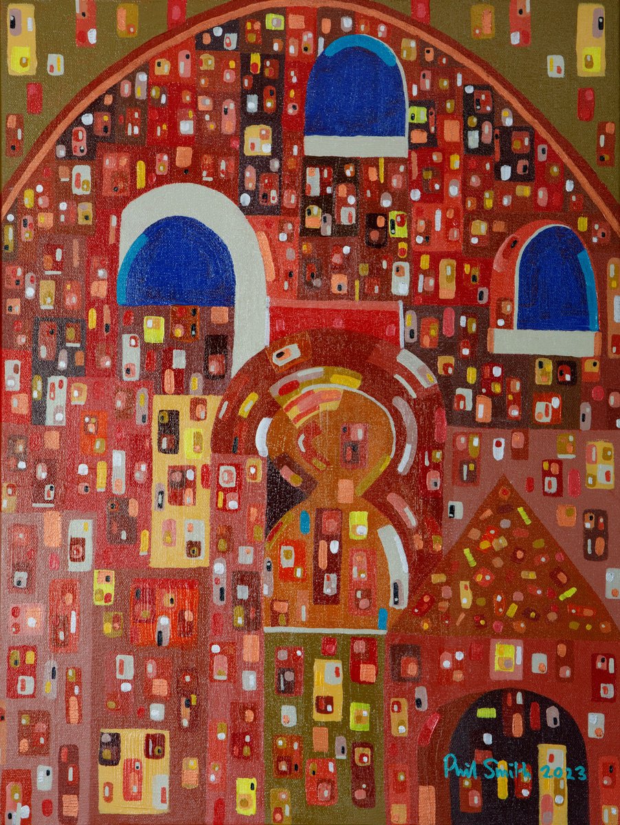Acrylic Painting , Rock The Kasbah By Phil Smith, 18 X 24, Artwork For Sale On Artfinder